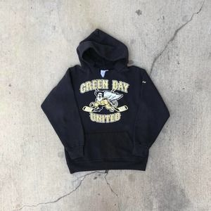 Vintage Y2K Green Bay United Hoodie Eagle USA
